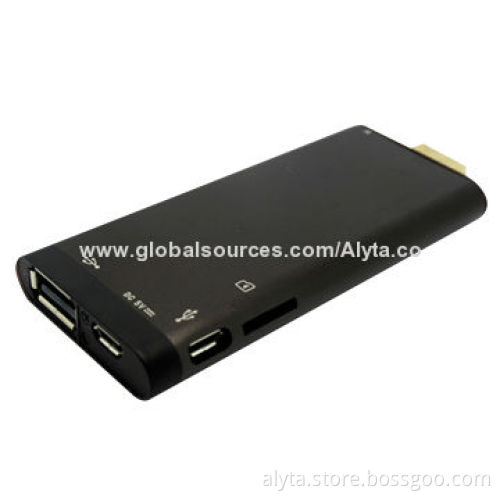 HD Set-top Box, Rockchip 3066/Up to 1.6GHz/Cortex A9/Dual-core CPU + Four-core, GPU Android Mini St
